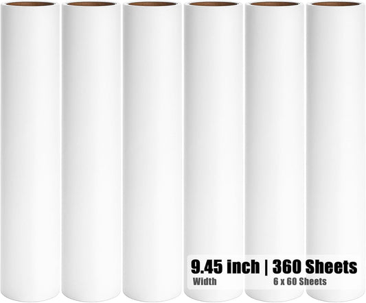 6-Pack-9.45-inch-Lint-Roller-Refill-Extra-Sticky-9.4-9.5-2135
