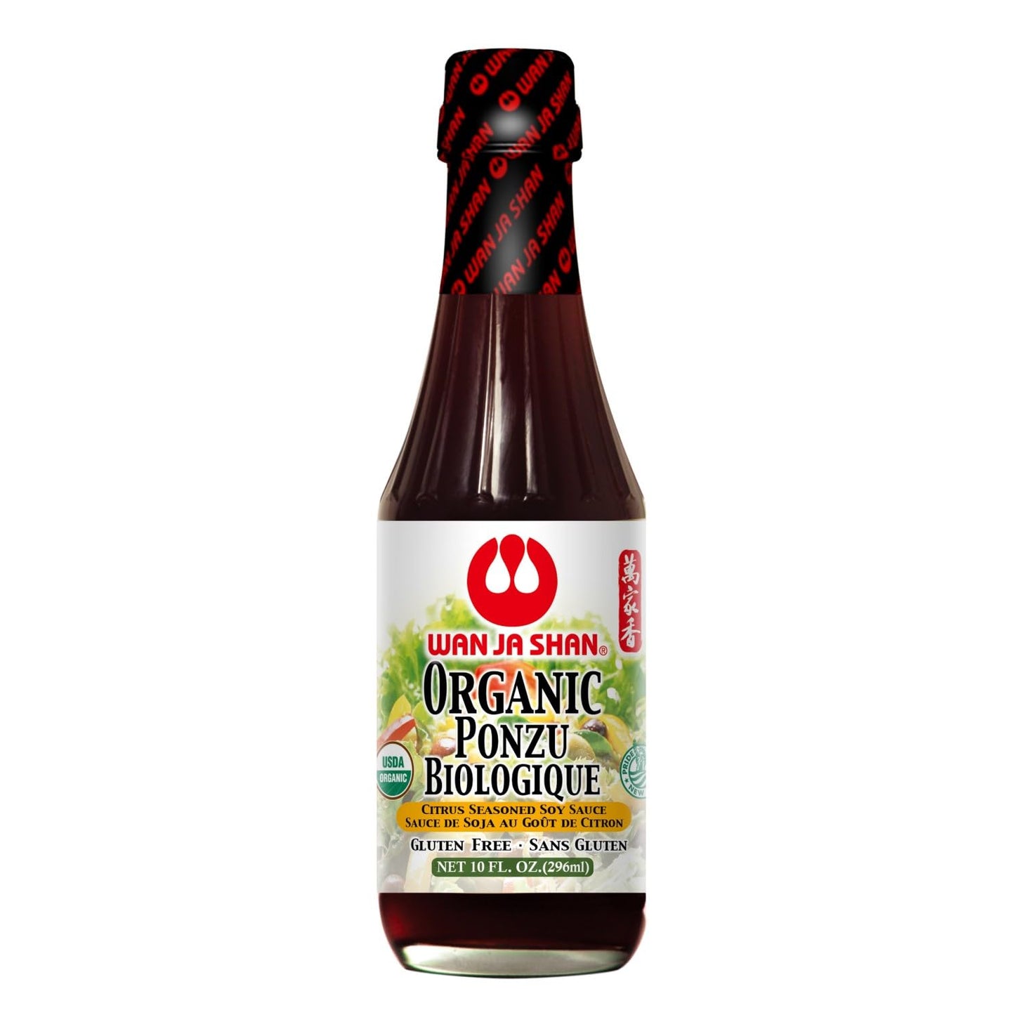 Wan-Ja-Shan-Oragnic-Ponzu,-Citrus-Seasoned-Soy-Sauce-&-Dressing.-USDA-845