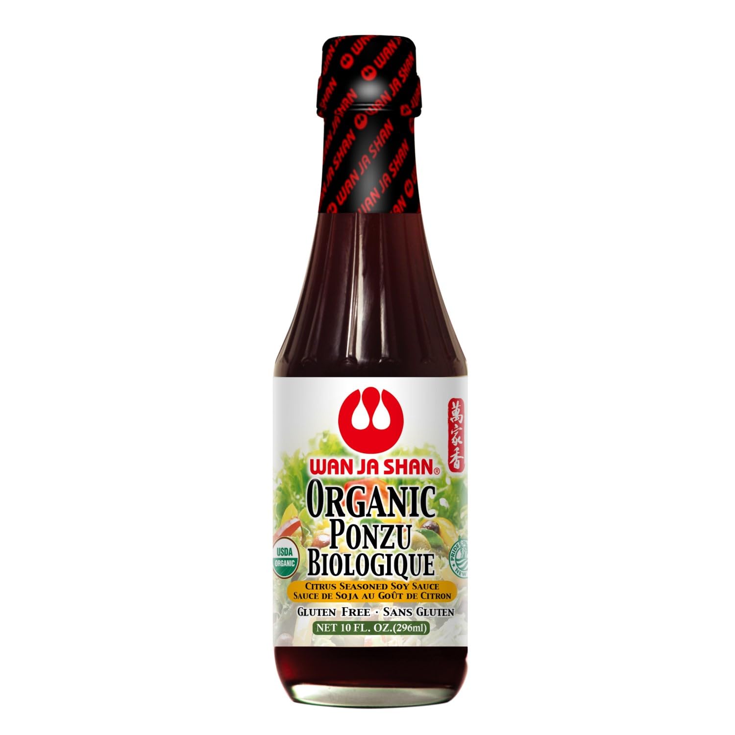 Wan-Ja-Shan-Oragnic-Ponzu,-Citrus-Seasoned-Soy-Sauce-&-Dressing.-USDA-845