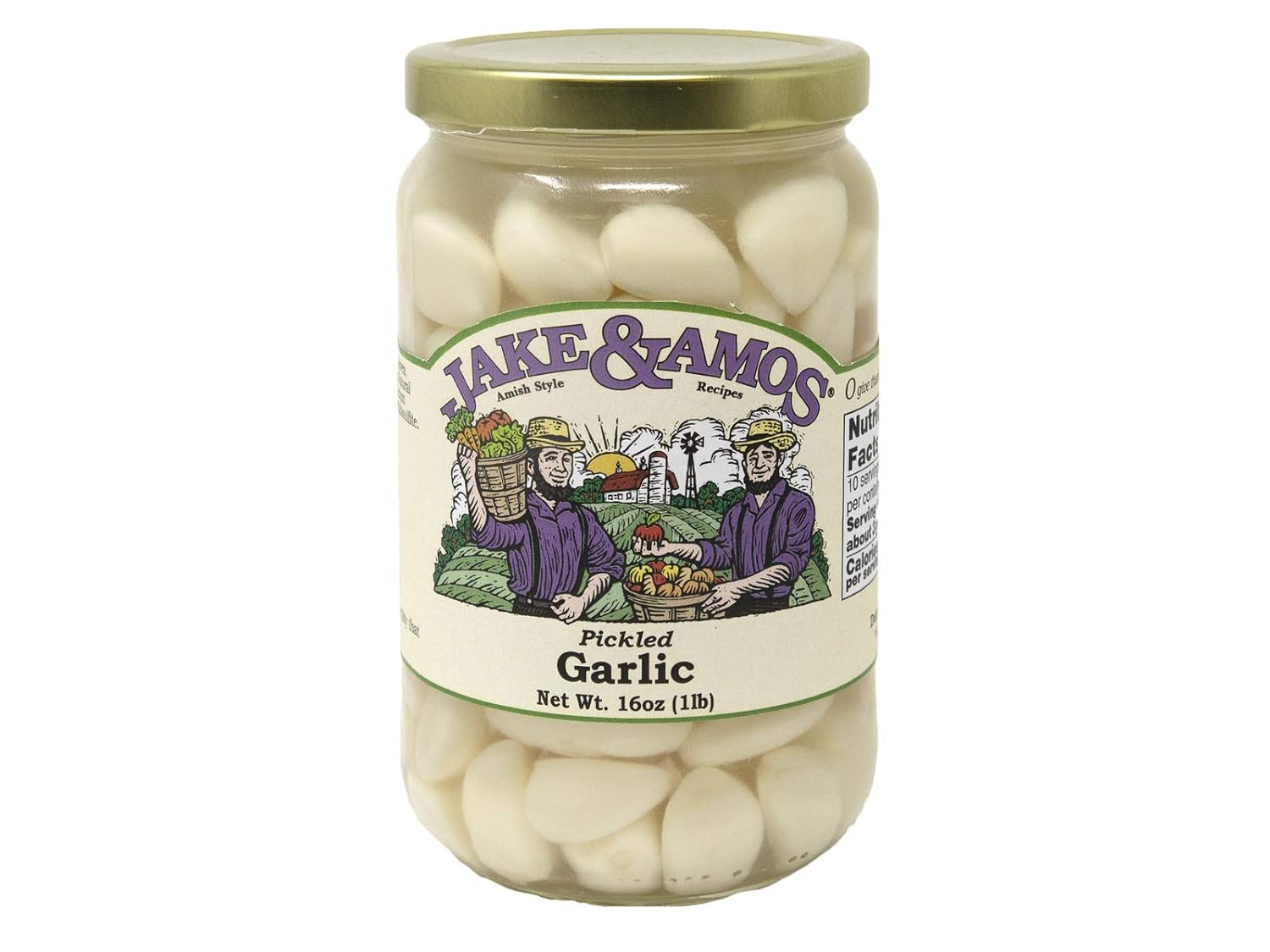 Pickled-Garlic---J&A---Two-16oz-Jars---Packed-Fresh---70