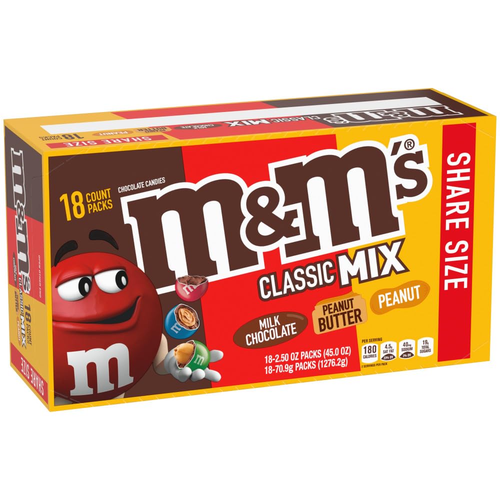 M&M'S-Classic-Mix-Chocolate-Candy-Share-Size-Pack,-1185