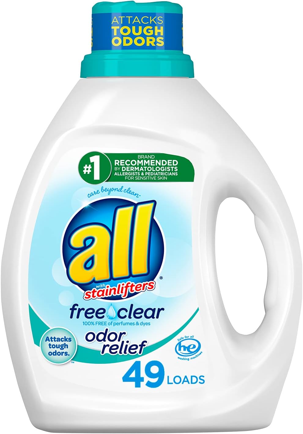 all-Liquid-Laundry-Detergent,-Free-Clear-with-Odor-Relief,-88-2318