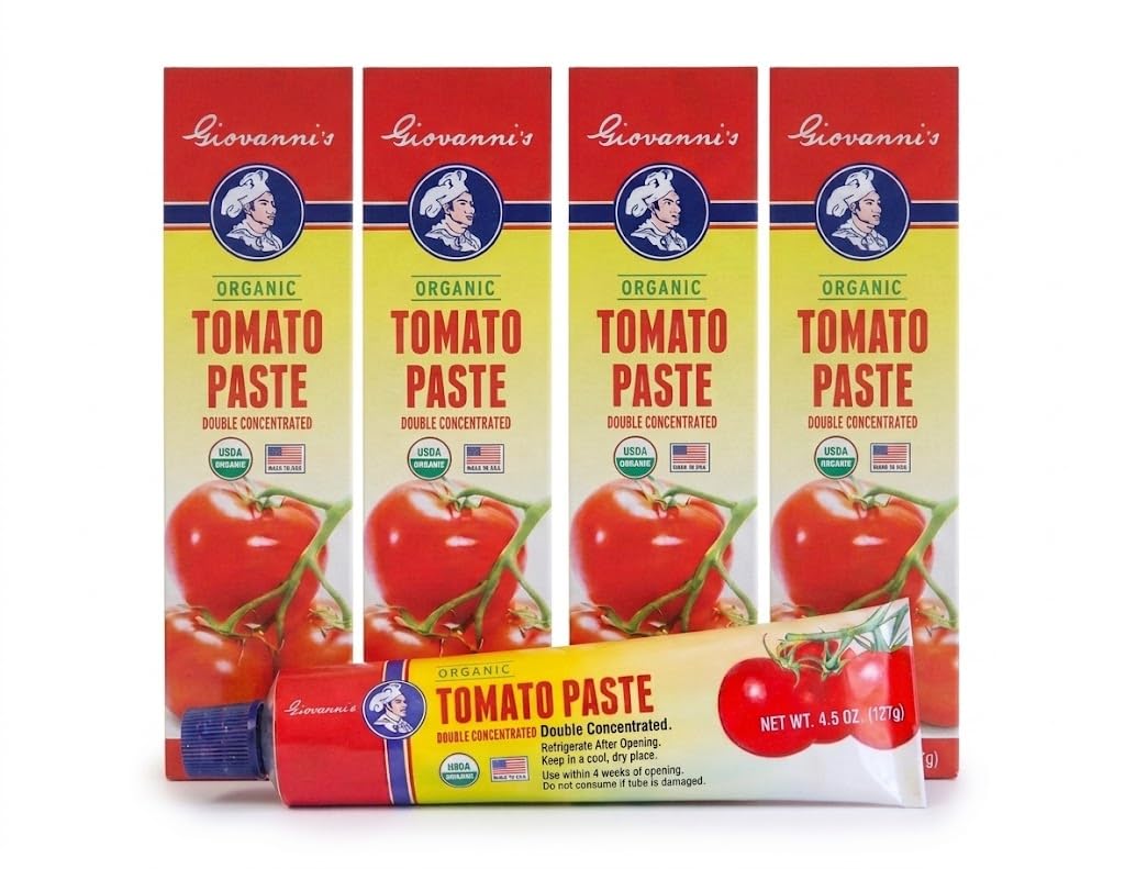 Giovanni’s-ORGANIC-Double-Concentrated-Tomato-Paste-|-4.5-oz-Tube-(Pack-of-116