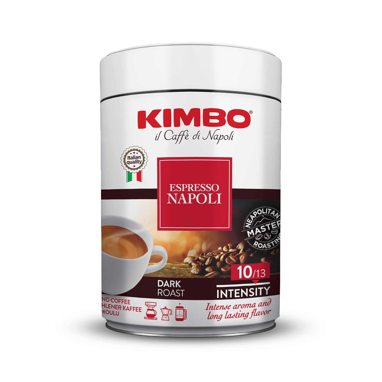 Kimbo-Espresso-Napoletano---Ground-Coffee---Blended-and-Roasted-in-Italy---2708