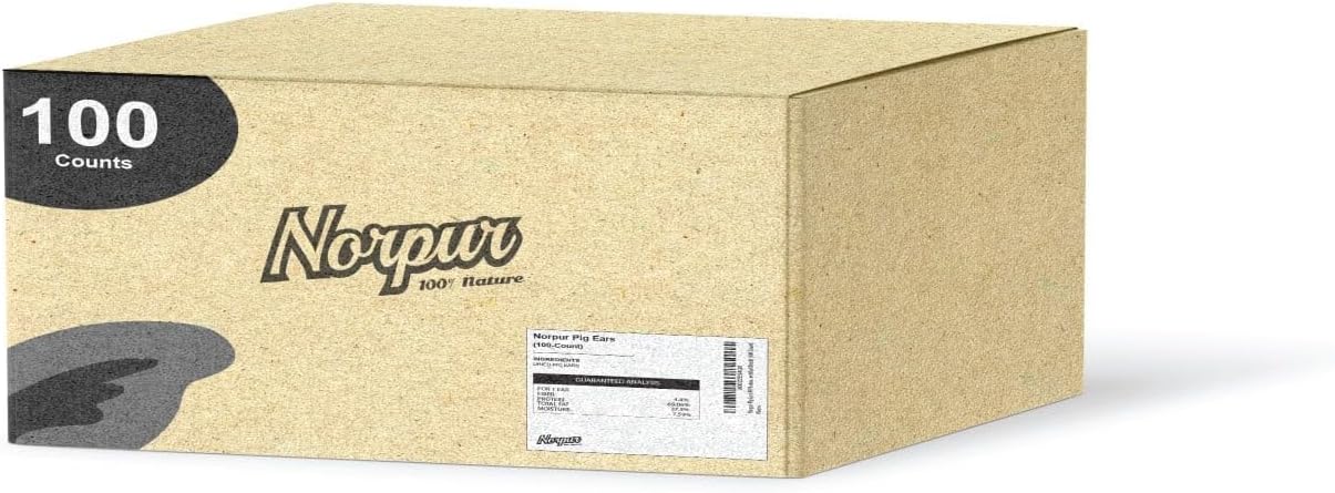 Pig-Ears-Dog-Treats-(100-Pack)-Natural,-Healthy-Training-3540