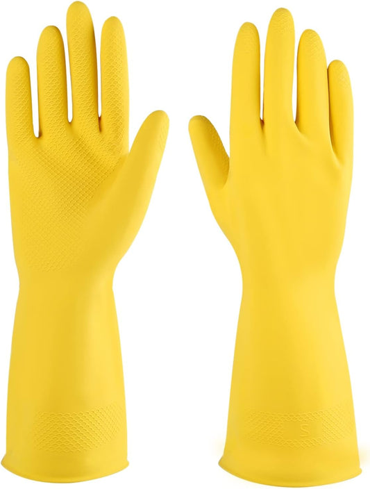 Rubber-cleaning-gloves-3-or-6-Pairs-for-Household,Reuseable-dishwashing-3846