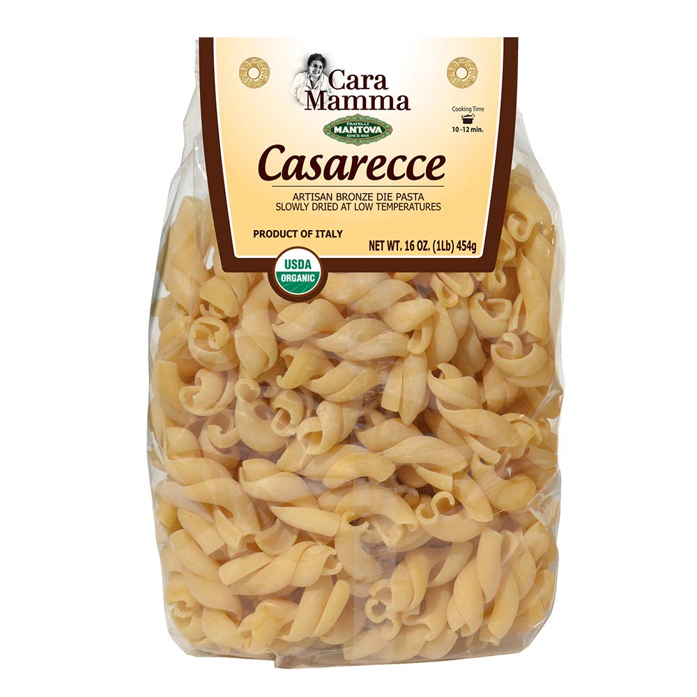 Mantova-Organic-Italian-Specialty-Pasta,-Caserecce-(2-packs-of-lb.-677