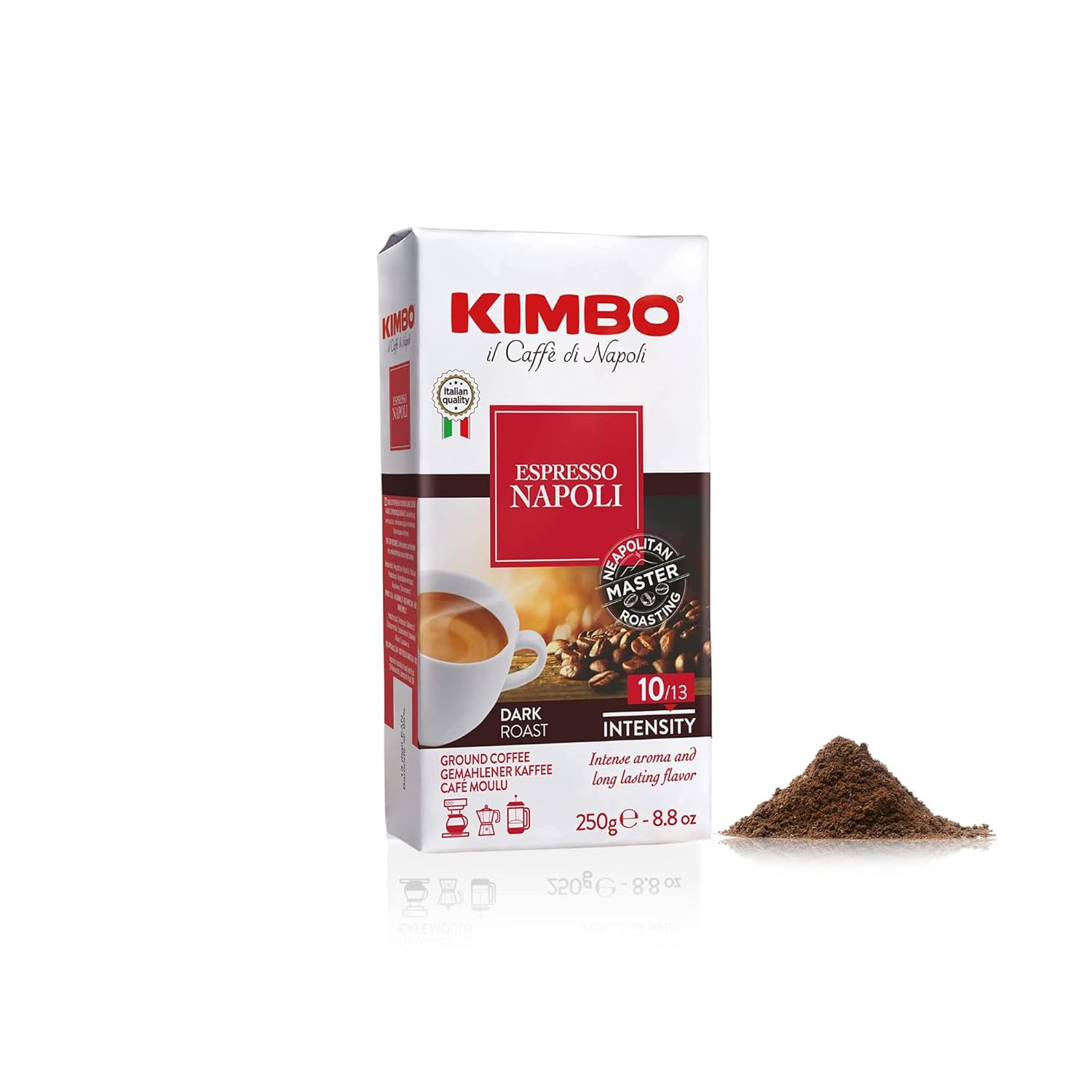 Kimbo-Espresso-Napoli-Ground-Coffee-|-Dark-Roast-|-Intense-Aroma-&-Long-2256