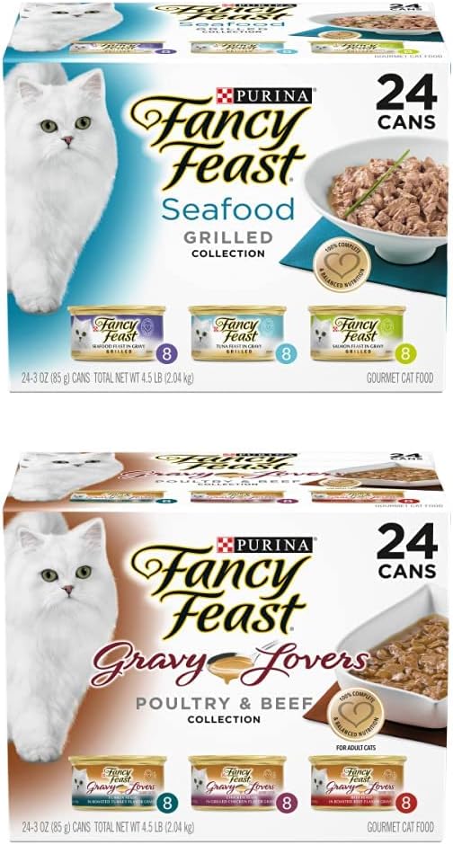 Purina-Fancy-Feast-Gravy-Wet-Cat-Food-Variety-Pack,-Seafood-Grilled-and-Gravy-131