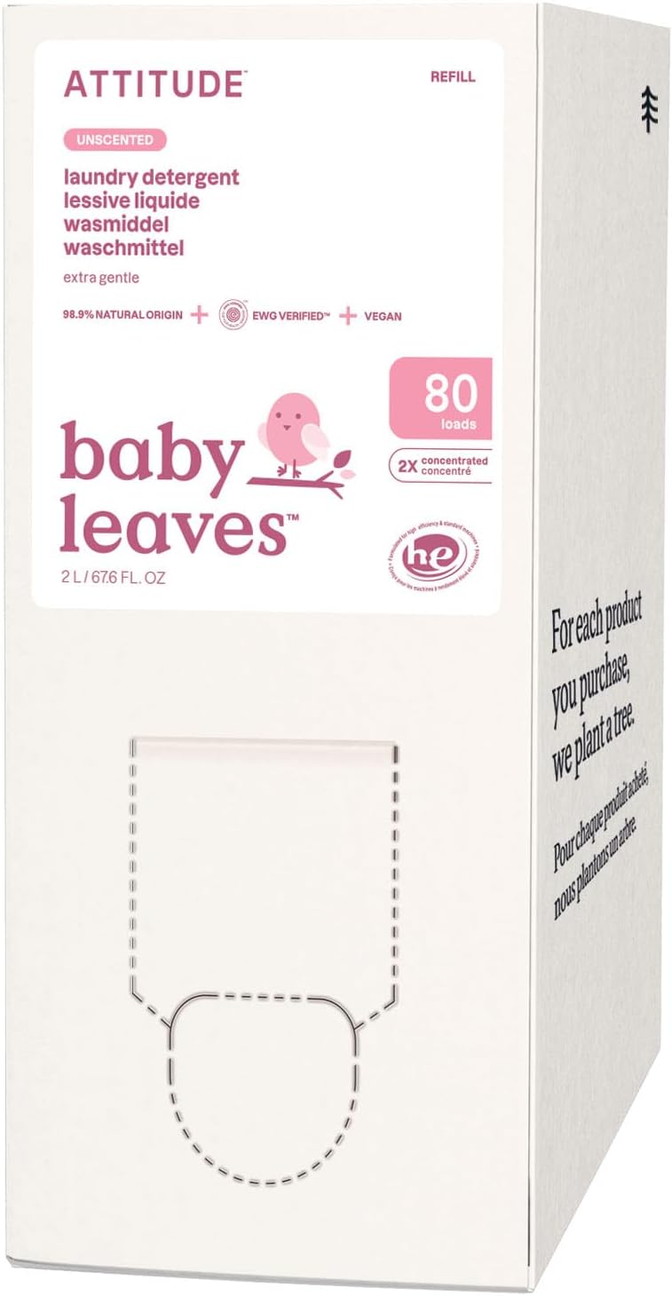 ATTITUDE-Baby-Laundry-Detergent-Refill,-EWG-Verified-Plant-Based-Liquid,-Unscented-Baby-Clothes-1141