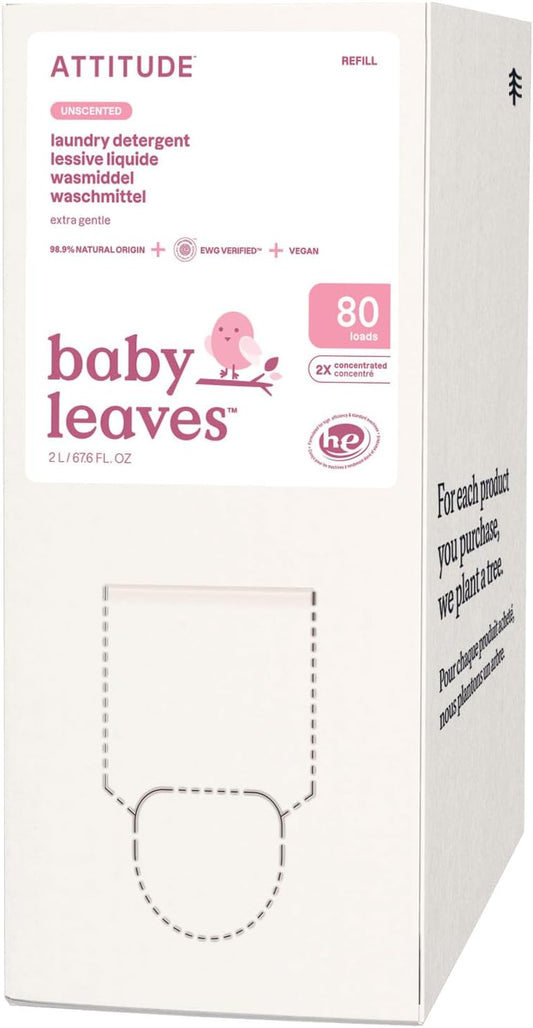 ATTITUDE-Baby-Laundry-Detergent-Refill,-EWG-Verified-Plant-Based-Liquid,-Unscented-Baby-Clothes-1141