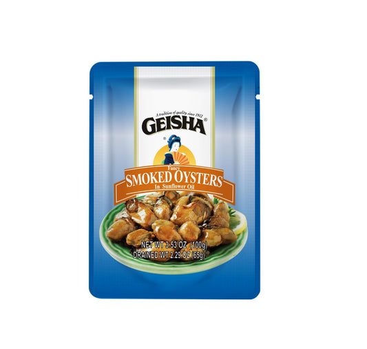 GEISHA-Smoked-Oysters-in-Sunflower-Oil-3.53oz(Pack-of-24),-Smoked-Oysters-|-Zero-165