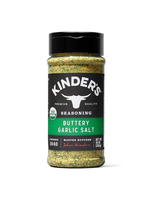 Kinder's-Organic-Buttery-Garlic-Salt,-Premium-Quality-Seasoning,-MSG-Free-and-USDA-1985