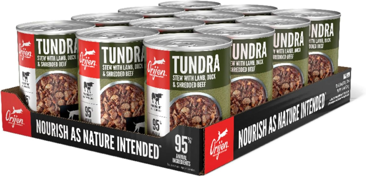 ORIJEN-Real-Meat-Shreds,-Grain-Free,-Tundra-Stew,-Premium-Wet-Dog-Food-----1400