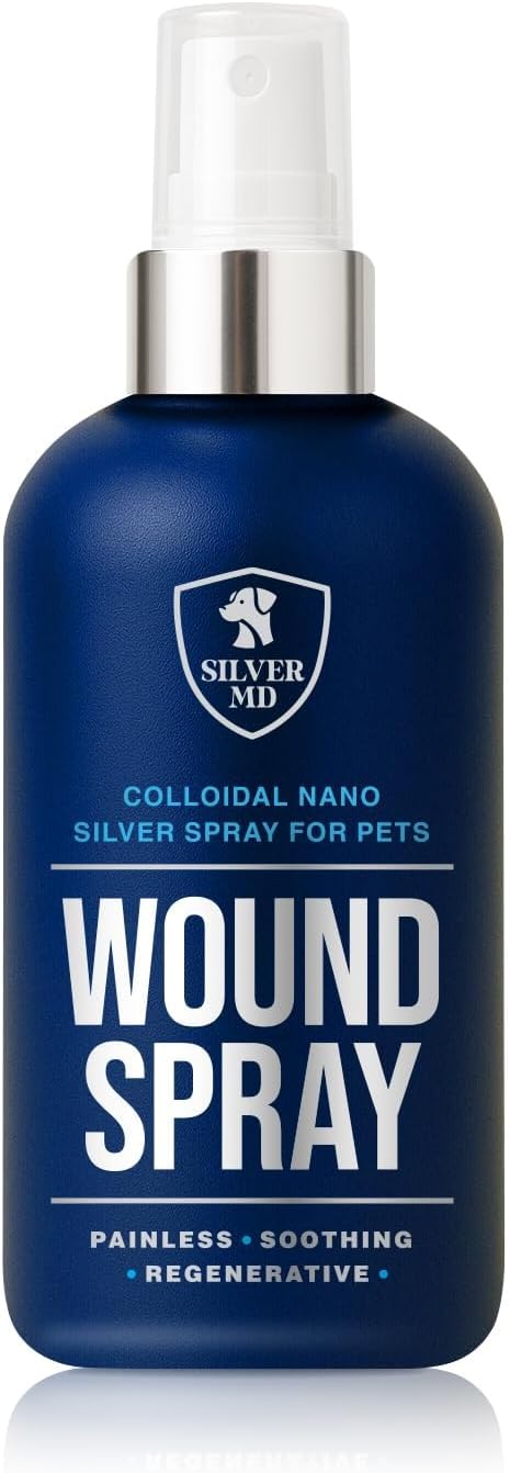 Wound-Spray-for-Dogs,-Cats-&-Pets,-8-Oz.,-Nano-Silver-Hot-Spot-555