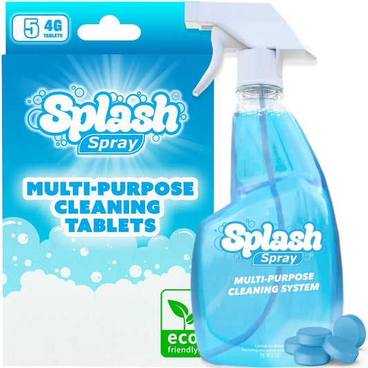 Splash-Spray-Multi-Purpose-Cleaning-Tablets---5x-Cleaning-Tablets-and-4998