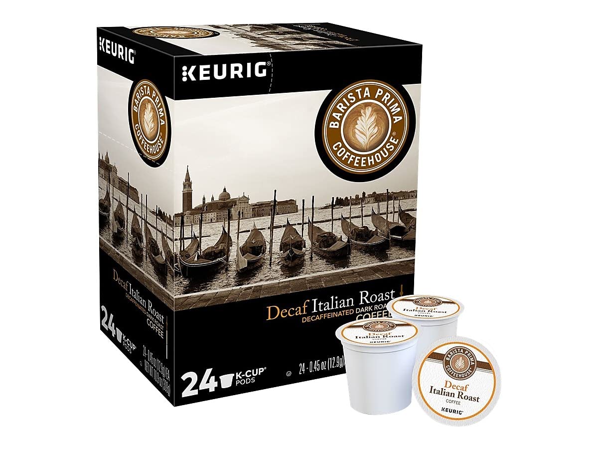 Barista-Prima-Italian-Roast-Decaf-Coffee,-Keurig-K-Cup-Pods,-Dark-Roast,-24/Box--6624-2486