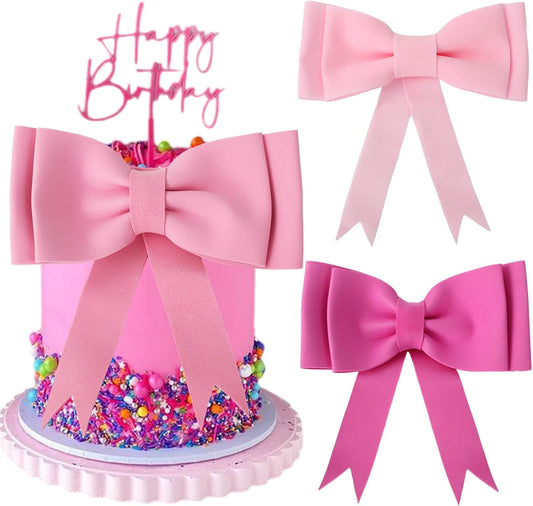 JarThenaAMCS-3Pcs-Oversized-Pink-Bow-Cake-Topper-4201