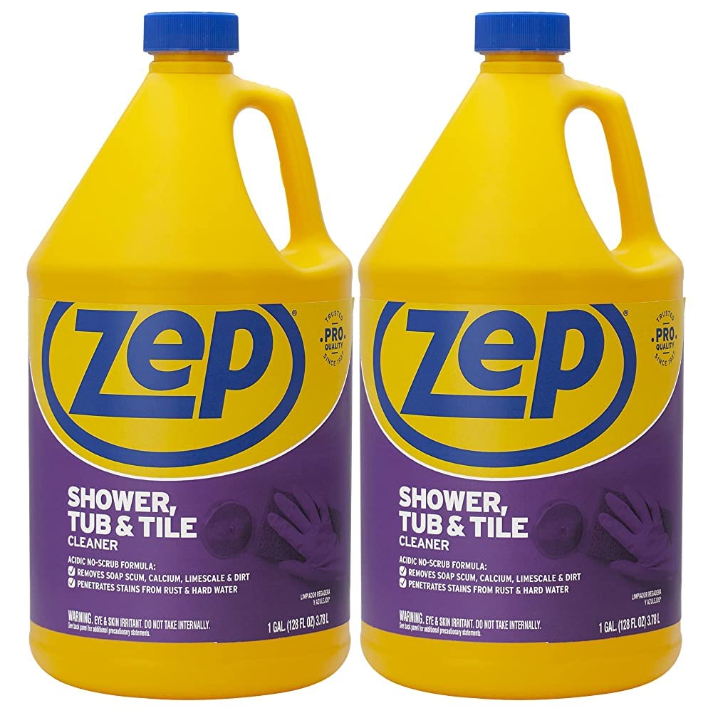 Zep-Shower-Tub-and-Tile-Cleaner-1-Gallon-ZUSTT128-(Case-2591