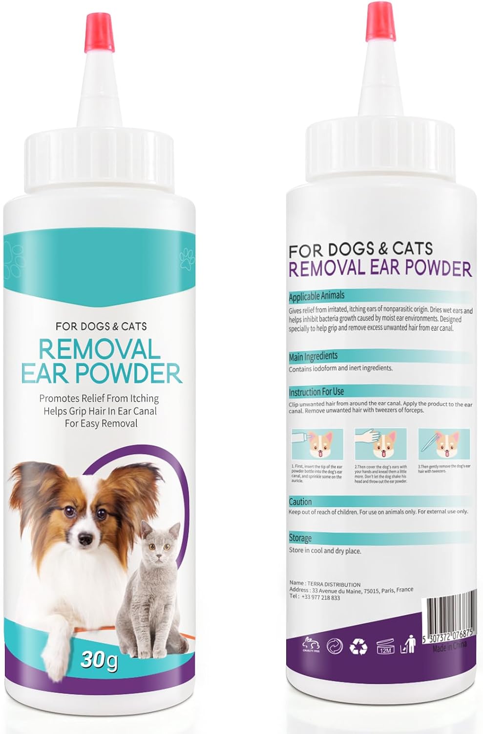 ALIVO-Dog-Ear-Cleaner,-Ear-Cleaning-Powder-for-Dogs-&-Cats-Ear-Infection,-367