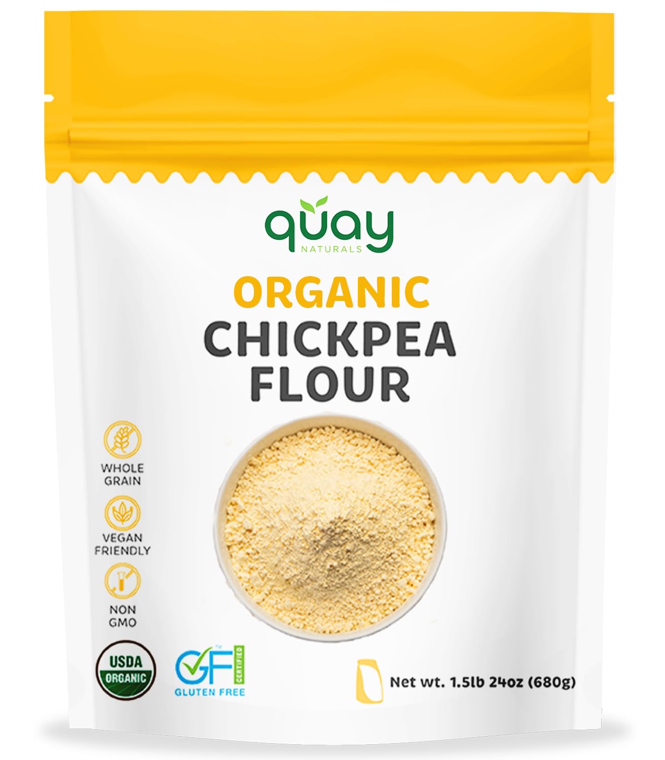 Quay-Naturals-Organic-Chickpea-Flour,-Garbanzo-Bean-Flour,-1.5-lb,-Non-GMO,-Gluten-Free,-Ideal-Baking,-1117