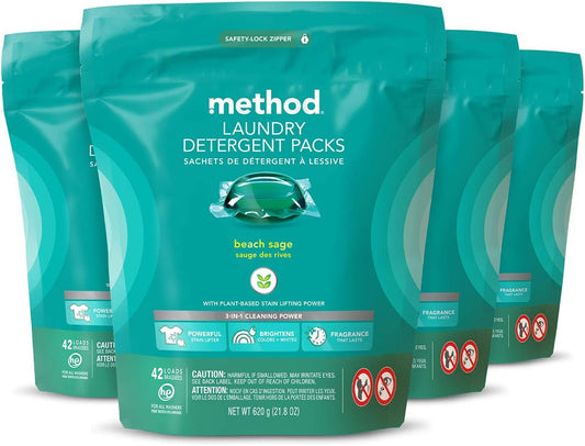 Method-Laundry-Detergent-Packs;-Beach-Sage-Scent;-Plant-Based-Stain-Remover-2847