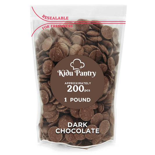 Kidu-Pantry-Melting-Chocolate-Wafers-Bulk-In-Resealable-Bag-(Dark,-1-Pound)-----1975
