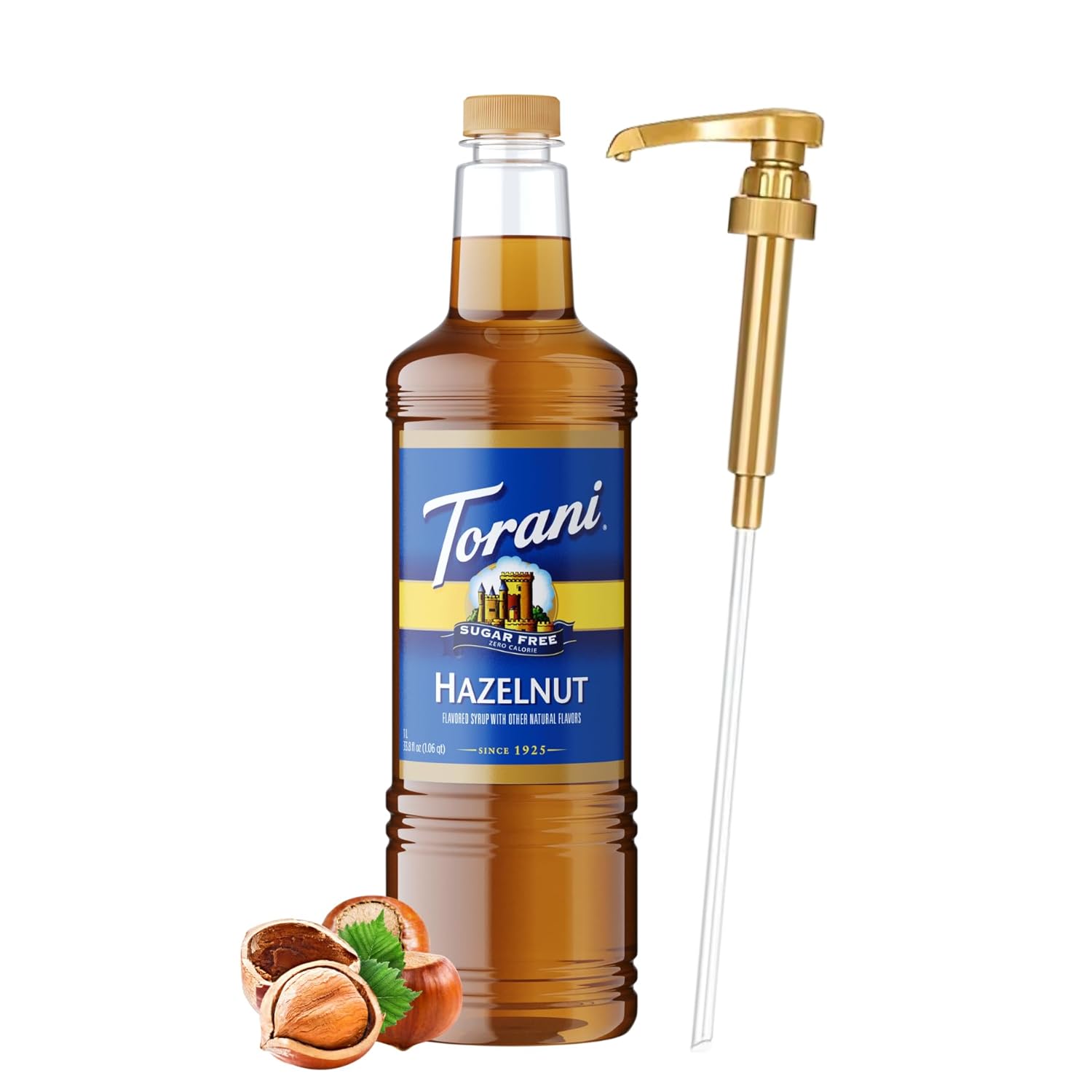 Torani-Sugar-Free-Hazelnut-Coffee-Syrup-1-Liter-Bottle-with-Pump-Dispenser-Zero-Flavored-1150