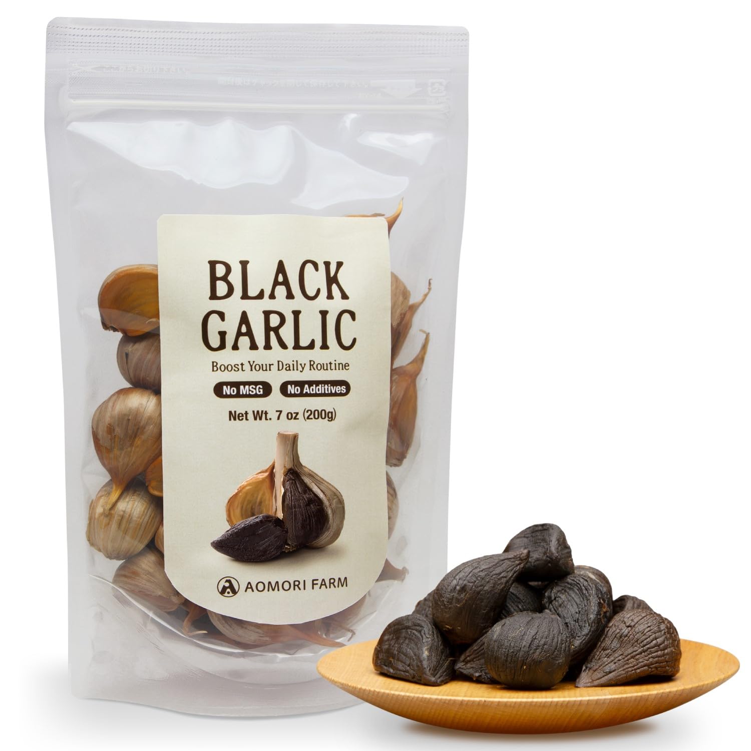 Black-Garlic-7-oz-(200-g)-Japanese-Fermented-Superfood,-Whole-Bulbs---874