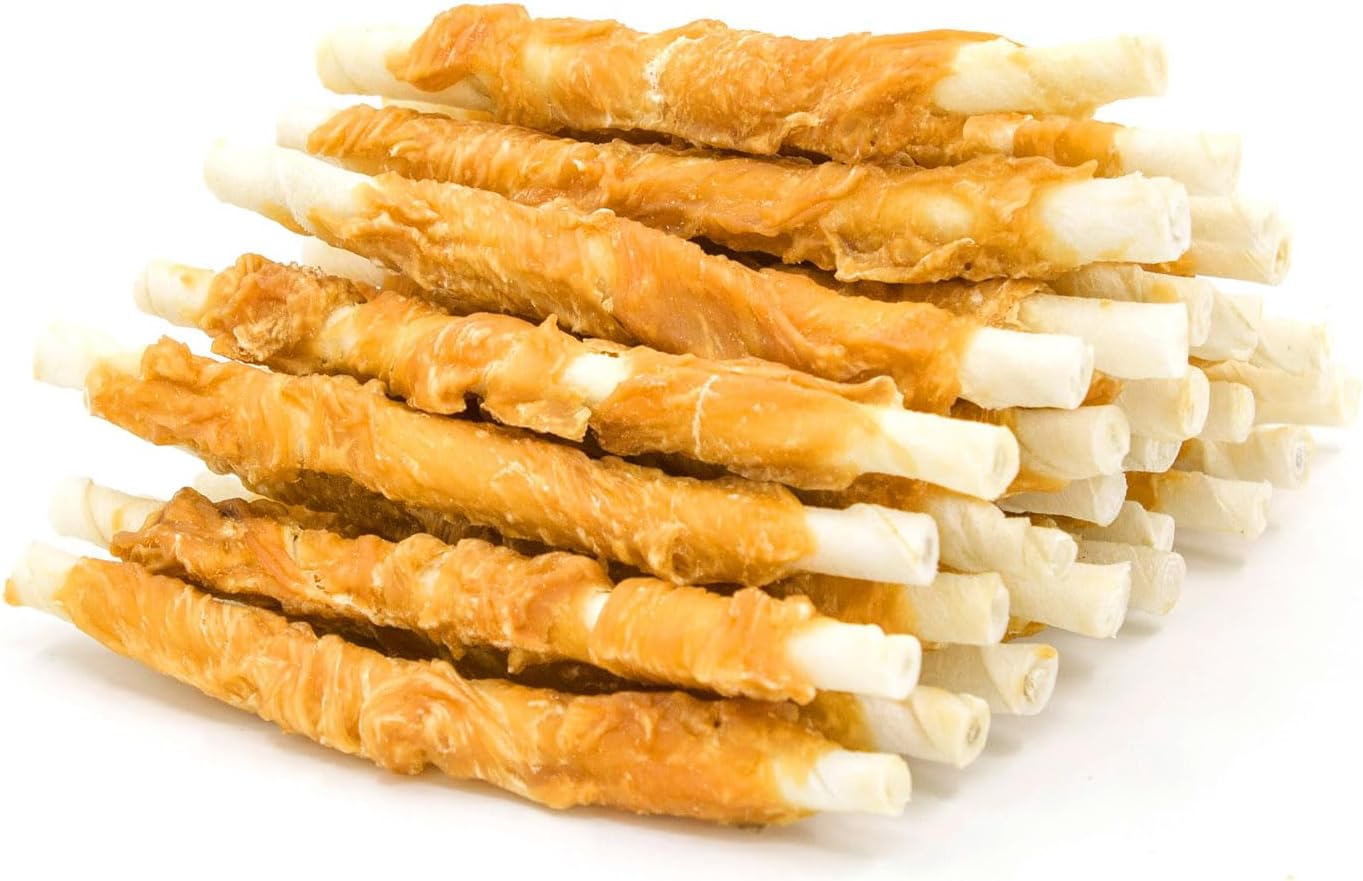 Dog-Treats,-Chicken-Wrapped-Rawhide-Sticks-for-Dogs,-3911