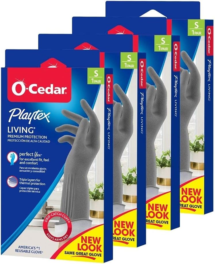 PLAYTEX-Living-Reuseable-Rubber-Cleaning-Gloves,-Color-May-Vary-(Small,-2152