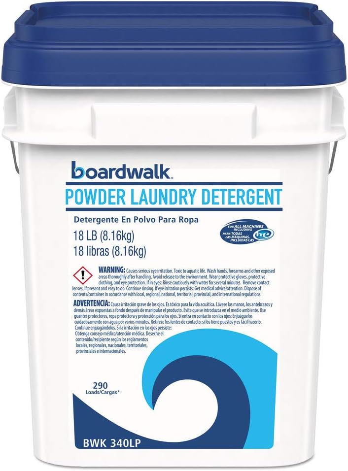Boardwalk-BWK340LP-18-lbs.-Pail-Low-Foam-Laundry-Detergent-Powder-3165
