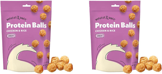 Wiggles-&-Wags-Protein-Balls-Dog-Treats,-Chicken-&-Rice,-Crunchy,-oz,-245