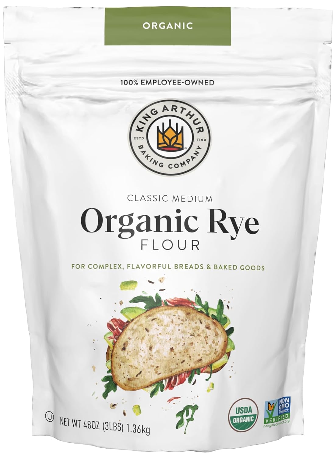 King-Arthur-Organic-Medium-Rye-Flour---3-lbs-for-Complex-Flavorful-585