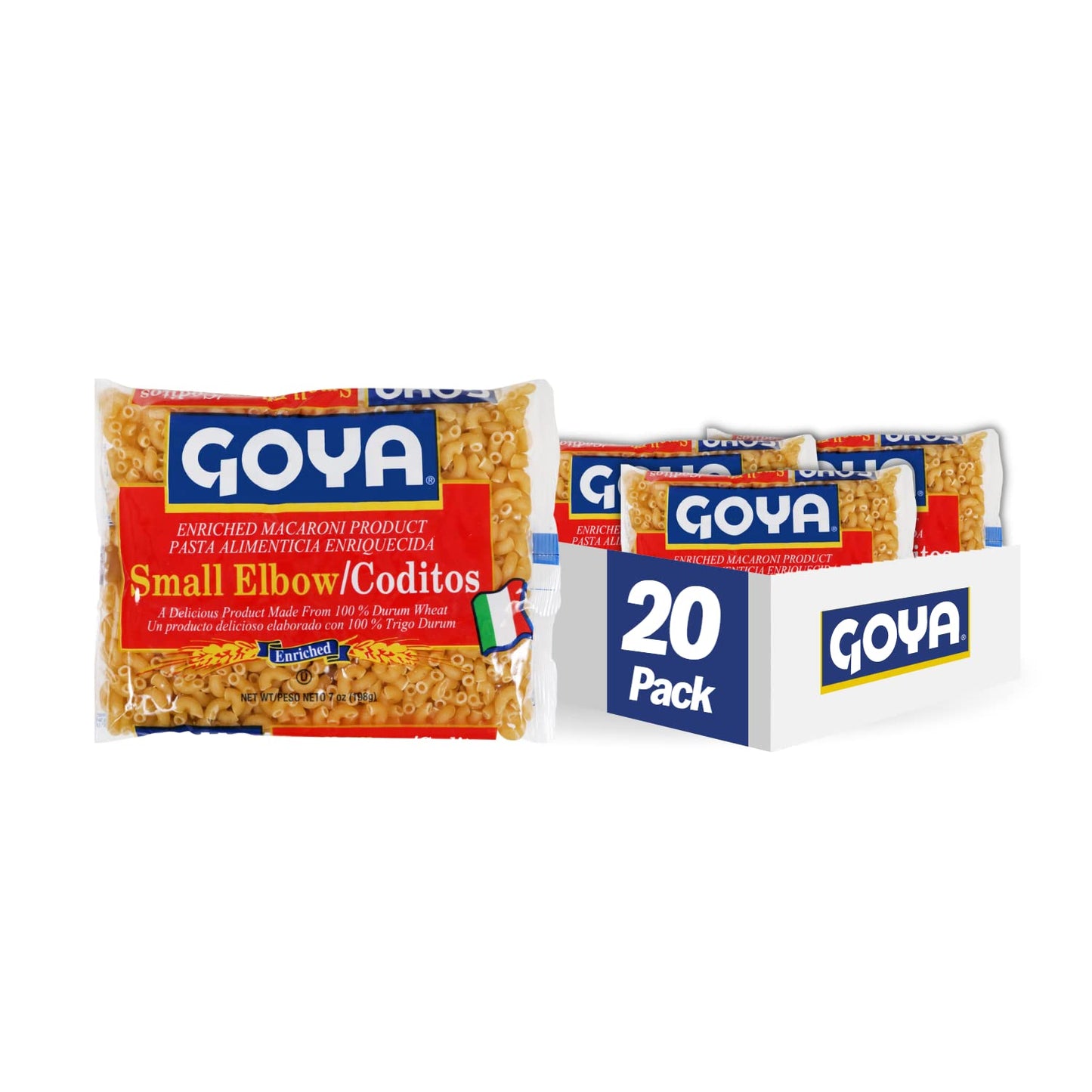 Goya-Foods-Coditos/Elbow-Pasta,-7-Ounce-(Pack-of-20)-----246