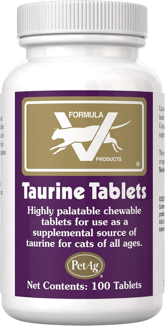 PetAg-Taurine-Tablets-for-Cats---100-Tablets---Daily-Use,-Chewable-Supplement-for-1053