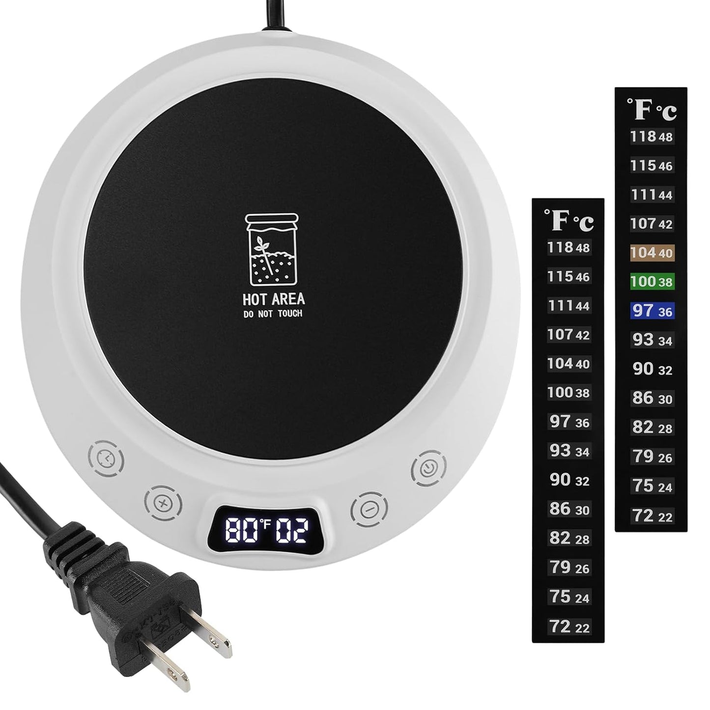 Sourdough-Starter-Warmer-Kit---Precise-1°F-Temperature-(70~120°F-Range)-&-0~24H-Control-Heating-801