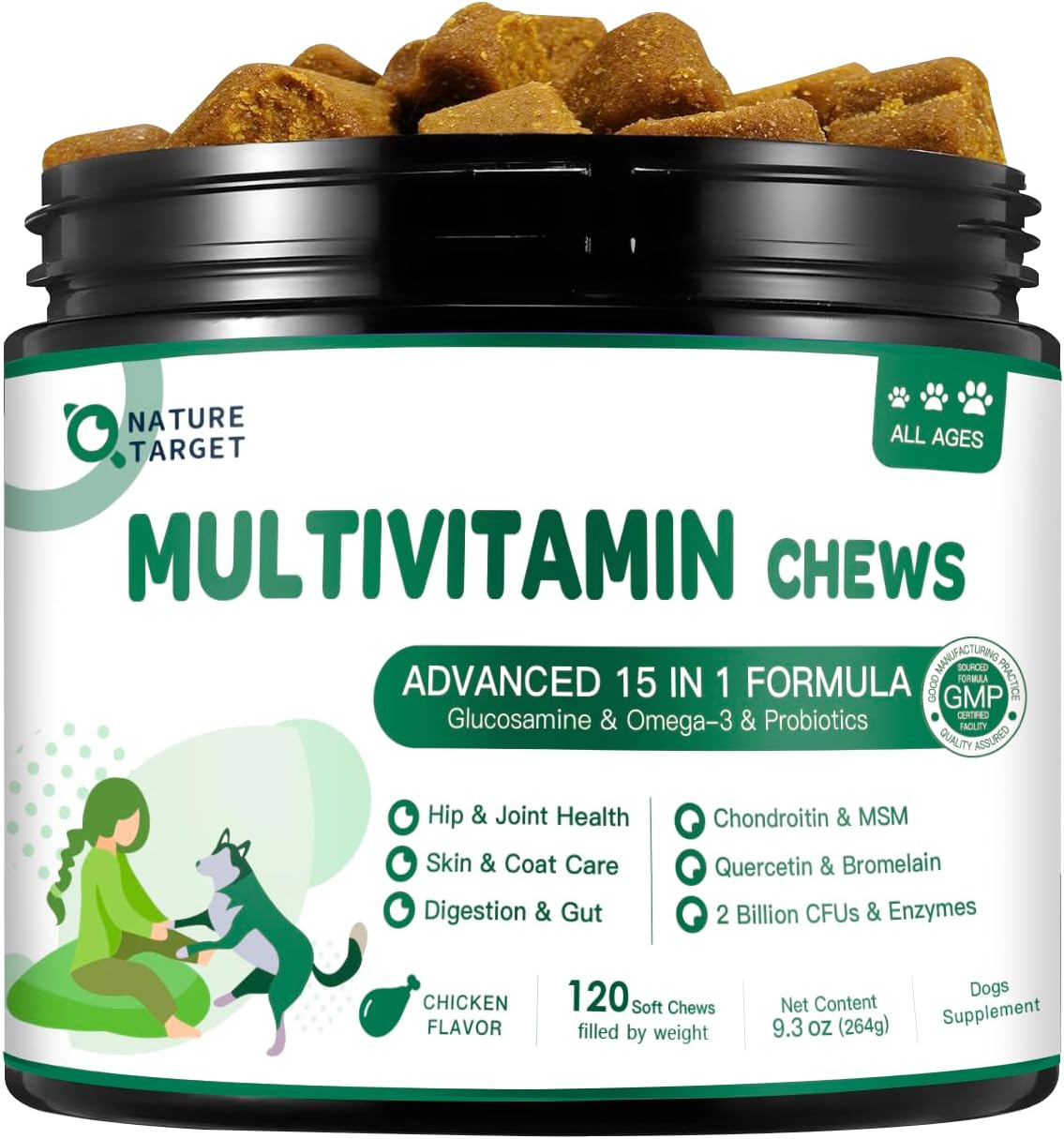 NATURE-TARGET-Multivitamin-for-Dogs---with-MSM-&-Glucosamine,-Omegas-&-123