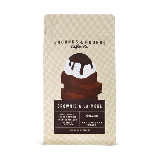 Grounds-&-Hounds-Coffee---12oz-Ground-Bag,-Medium/Dark-Roast-Coffee,-Brownie-A-263