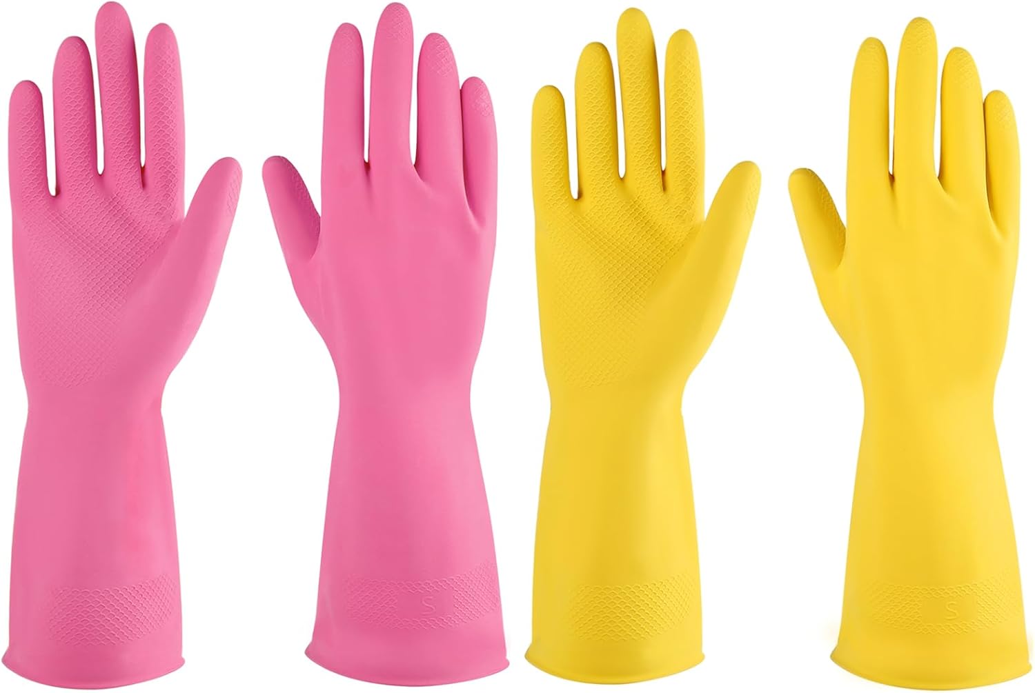 Rubber-gloves-dishwashing-2-or-4-Pairs-for-Kitchen,Cleaning-gloves-2502