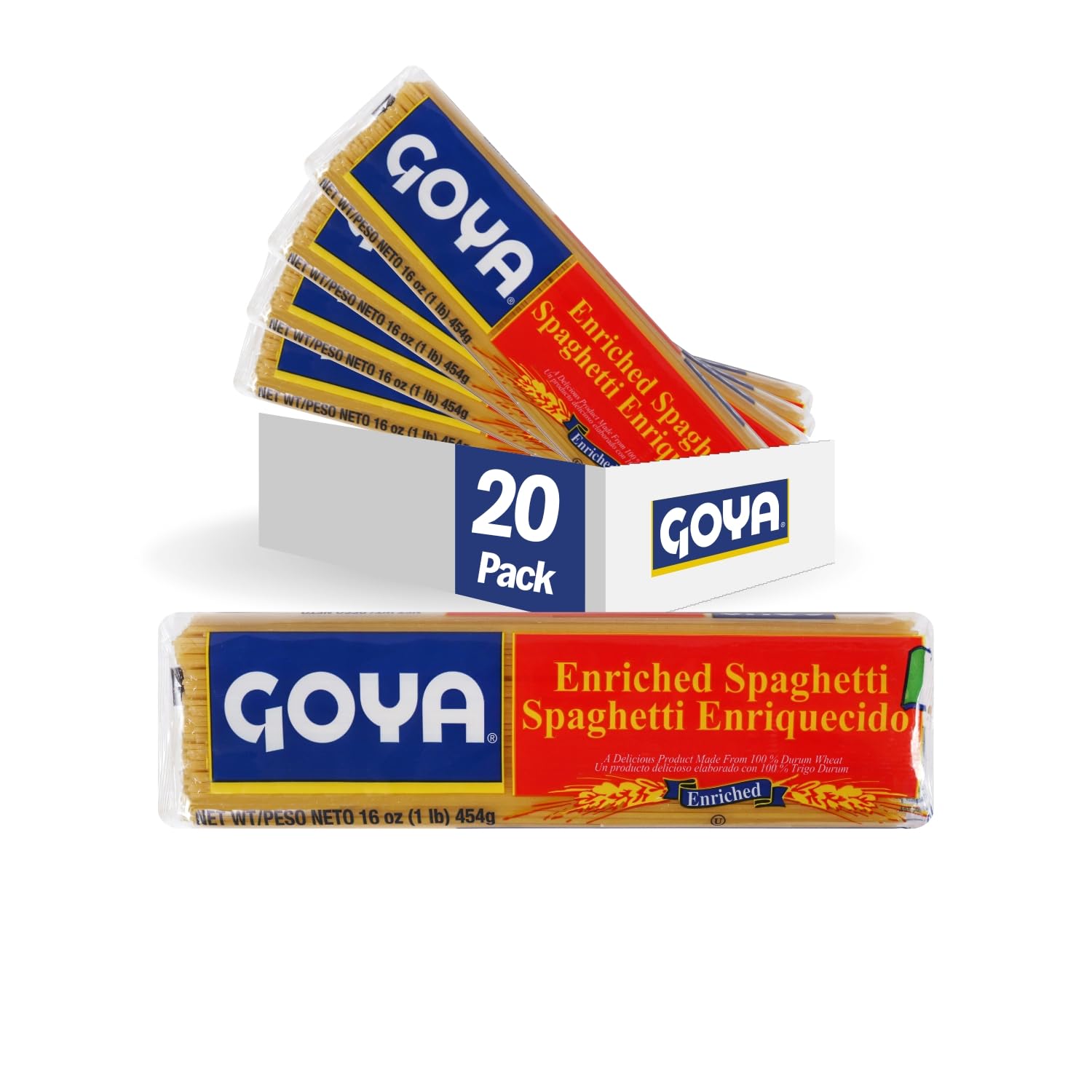 Goya-Foods-Spaghetti-Pasta,-16-Ounce-(Pack-of-20)-1413
