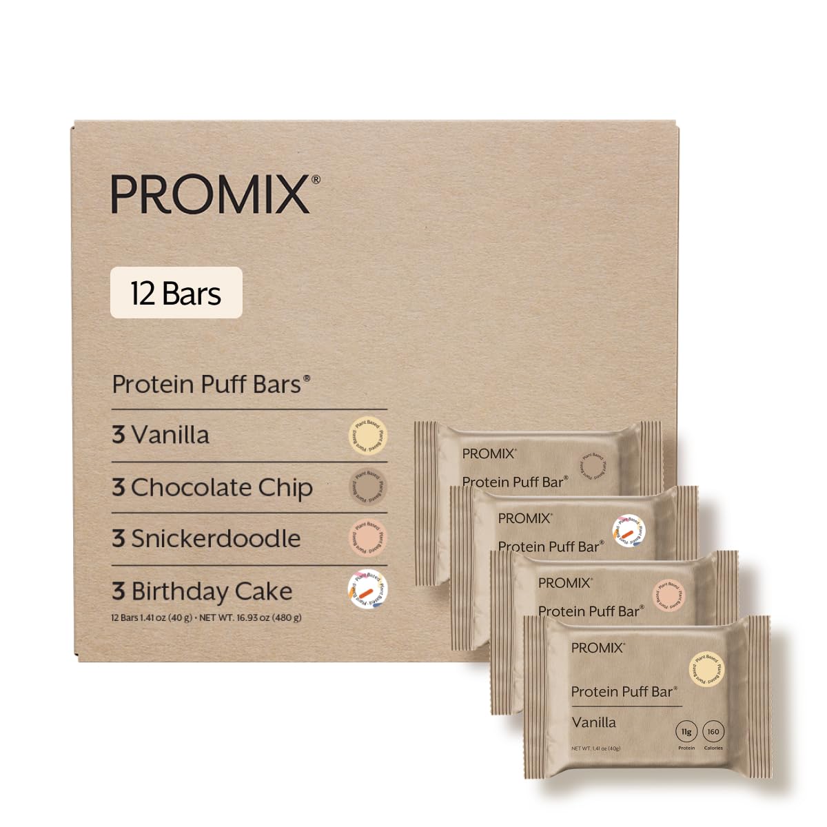 Promix-Nutrition-Plant-Based-Puff-Bars,-Variety-Pack---12-Bars-|--Plant-Based-Protein-Puff-Snack-531