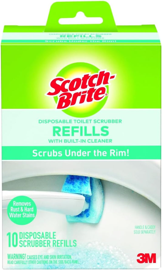Scotch-Brite-Disposable-Toilet-Scrubber-Refills,-Removes-Rust-&-Hard-Water-Stains,-10-Disposable-Refills-Blue-1484