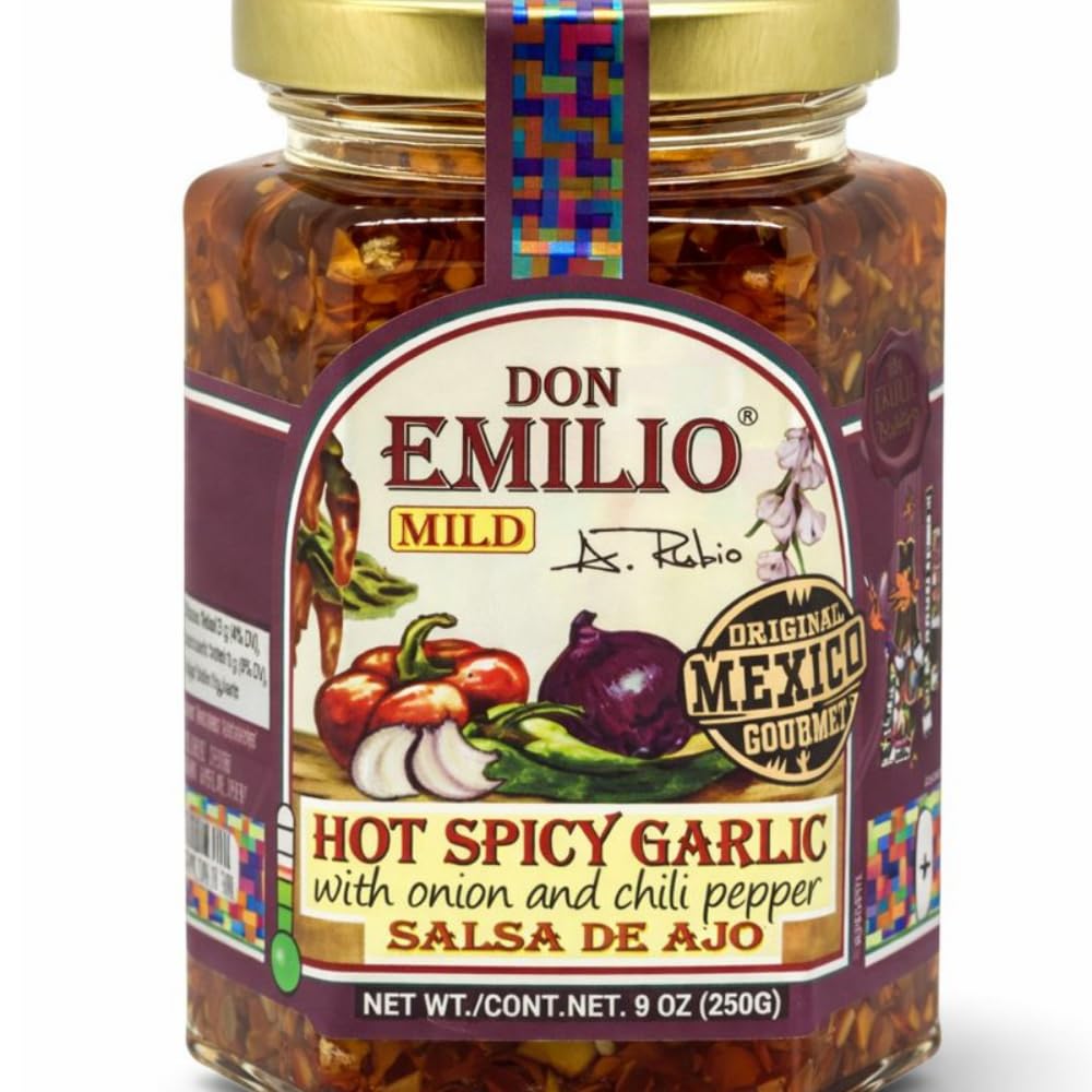 Don-Emilio-Salsa-Macha-Hot-Chili-Garlic-Sauce,-Gourmet-Spicy-Chili-Crisp-616