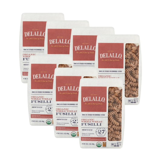 DeLallo-Whole-Wheat-Fusili-Pasta,-1-Pound-Bag,-1408