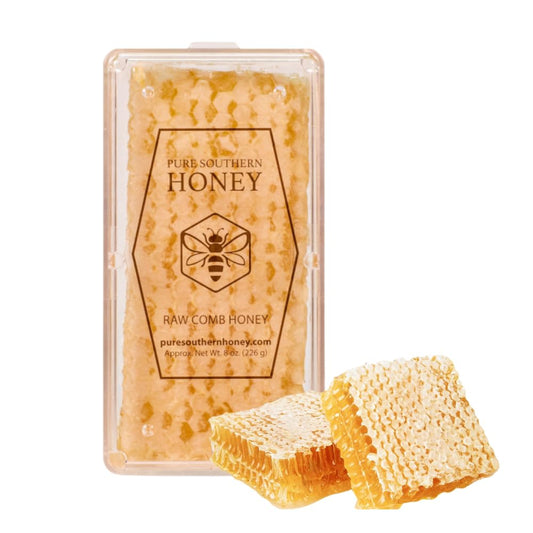 1-Raw-Edible-Honeycomb-by-Pure-Southern-Honey-[7-oz]---Authentic,-----1356