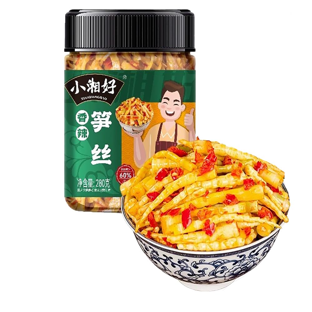 Bamboo-Shoots-Spicy-Bamboo-Shoot-Strips---280g-Can,-Chinese-Food,-Can-Be-373