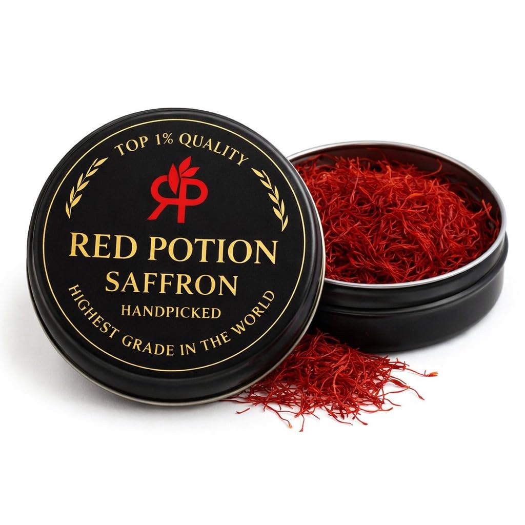 Red-Potion-Saffron,-Kashmiri-Premium-Saffron-Threads,-Grade-AAA+-Super-Negin,-Non-GMO.-1530