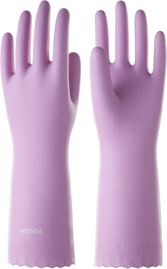 LANON-wahoo-Skin-Friendly-Cleaning-Gloves,-Dishwashing-Kitchen-Gloves-with-Cotton-Flocked-Liner,-Reusable,-Non-Slip,-Mau-280