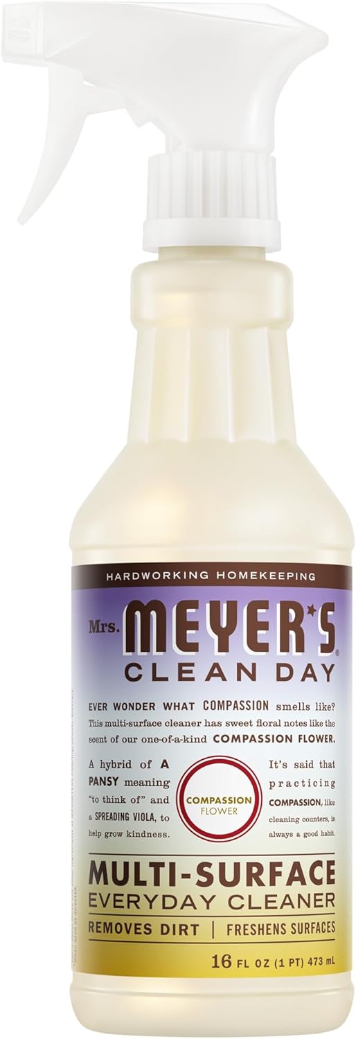 MRS.-MEYER'S-CLEAN-DAY-Multi-Surface-Everyday-Cleaner,-Compassion-Flower-Scent,-16-Fl-Oz-Bottle---1580